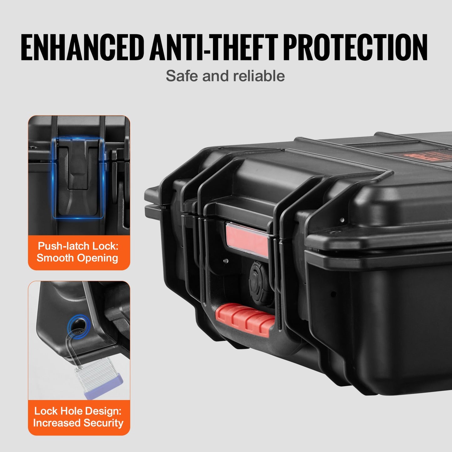 Weatherproof Hard Case, Heavy Duty Protective Dry Box Case with