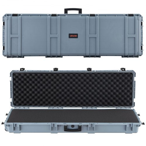 Hard Rifle Case, Lockable Rifle Case with Pre-cut Foams, 139.1 cm Gun