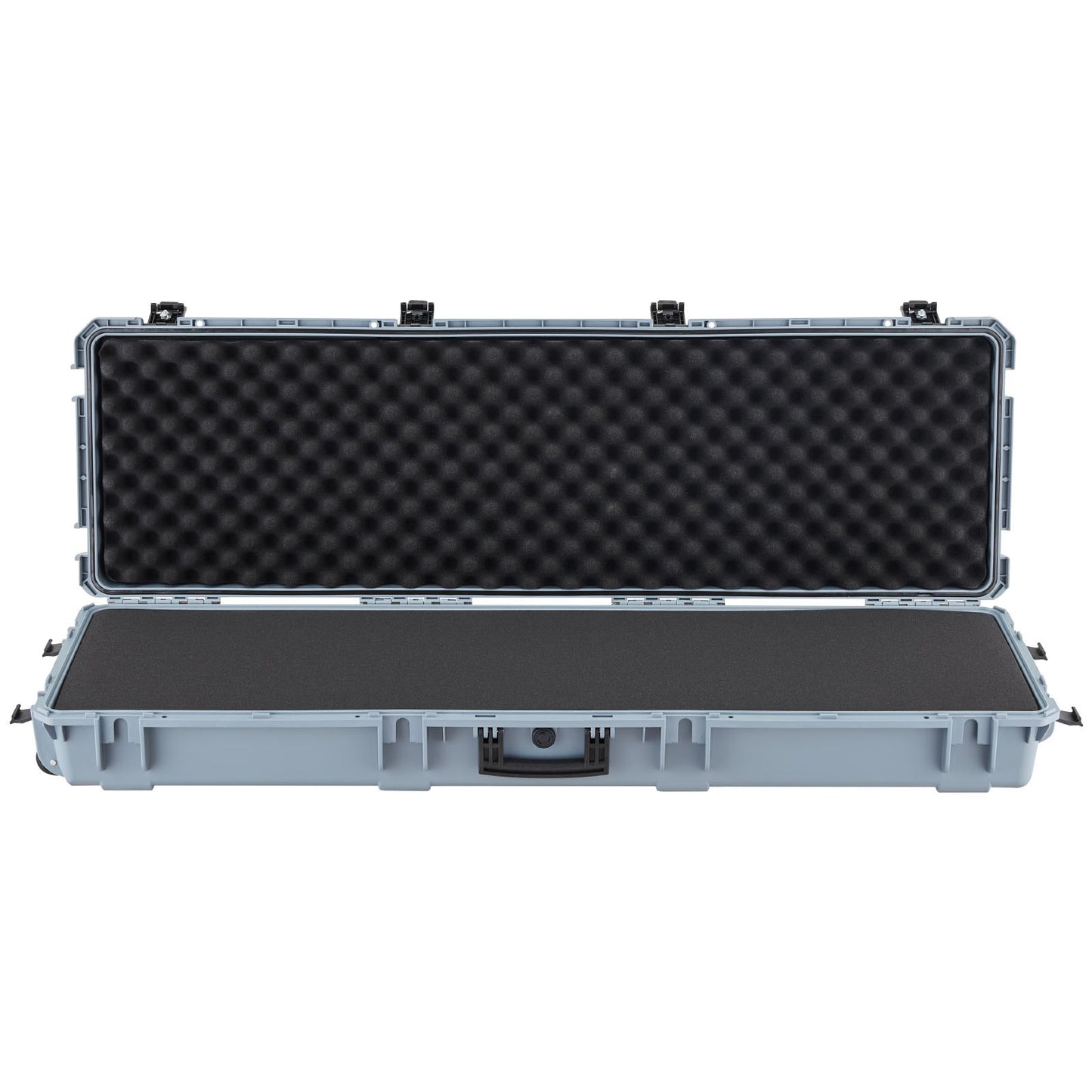 Hard Rifle Case, Lockable Rifle Case with Pre-cut Foams, 139.1 cm Gun