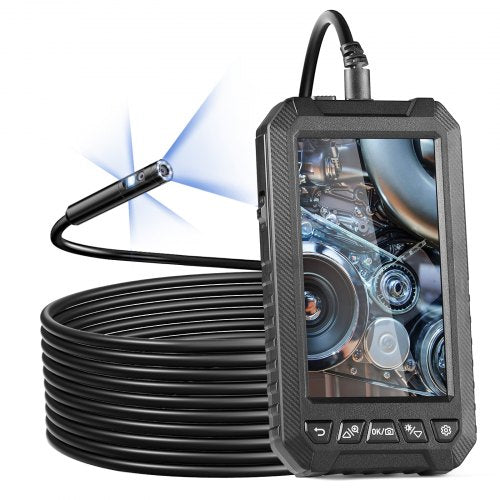 Endoscope Camera with Lights Triple Lens Borescope 499.9 cm Cable 12.7