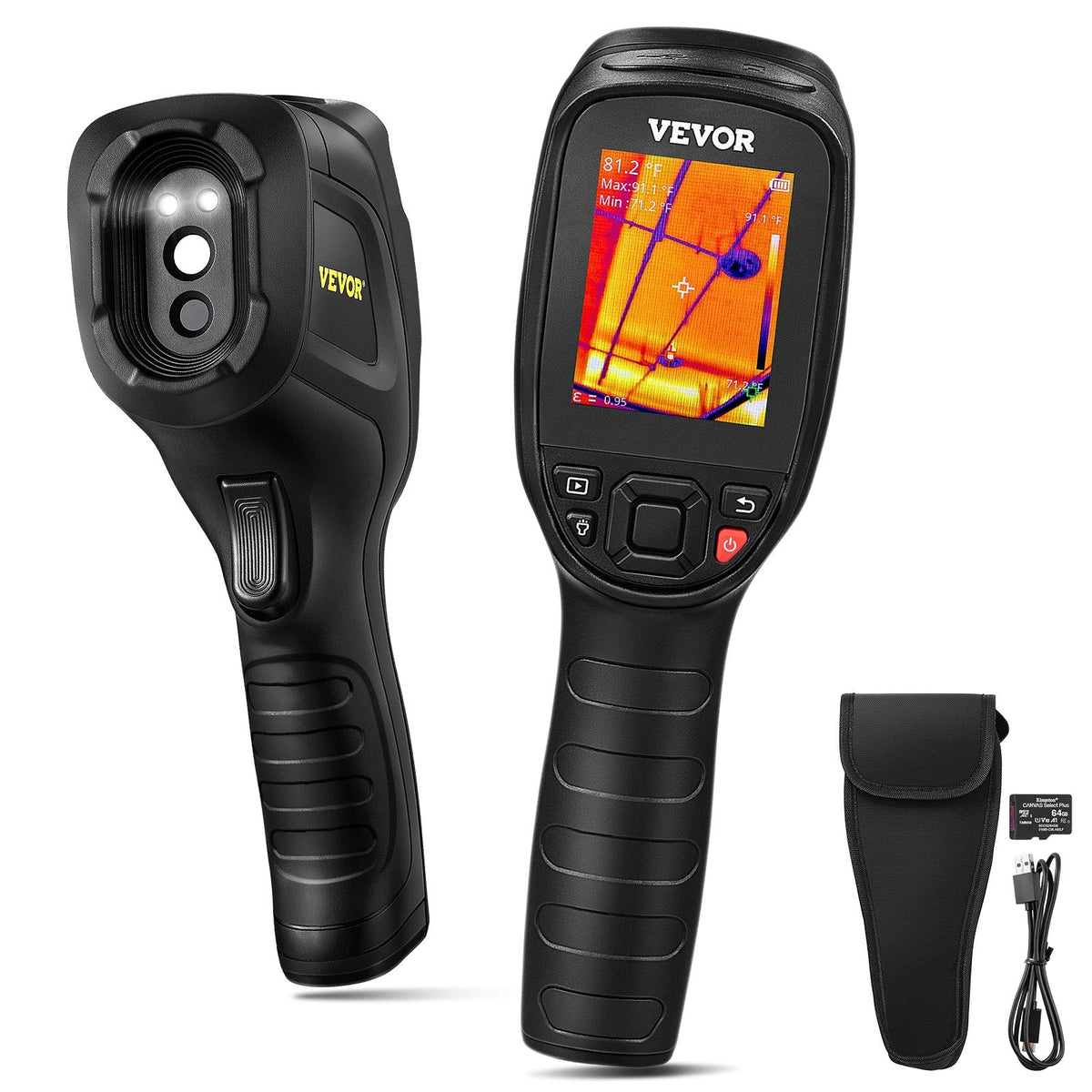 VEVOR Thermal Imaging Camera, 320 x 240 Pixels Super Resolution with