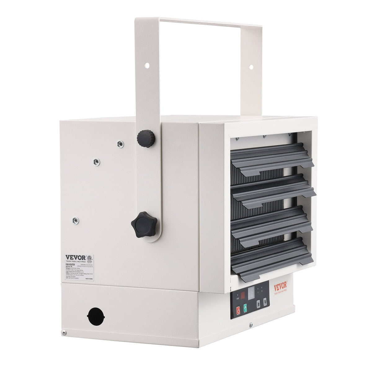 VEVOR Electric Garage Heater, 7500-Watt Digital Fan-Forced