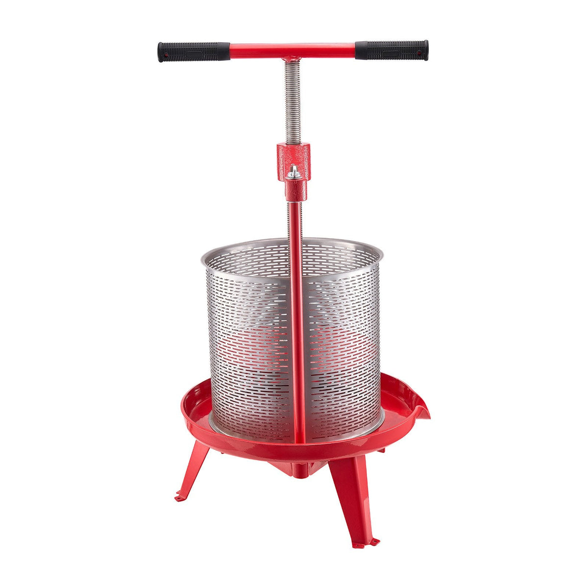 VEVOR 3.69 Gal/14L Fruit Wine Press, Stainless Steel Basket with