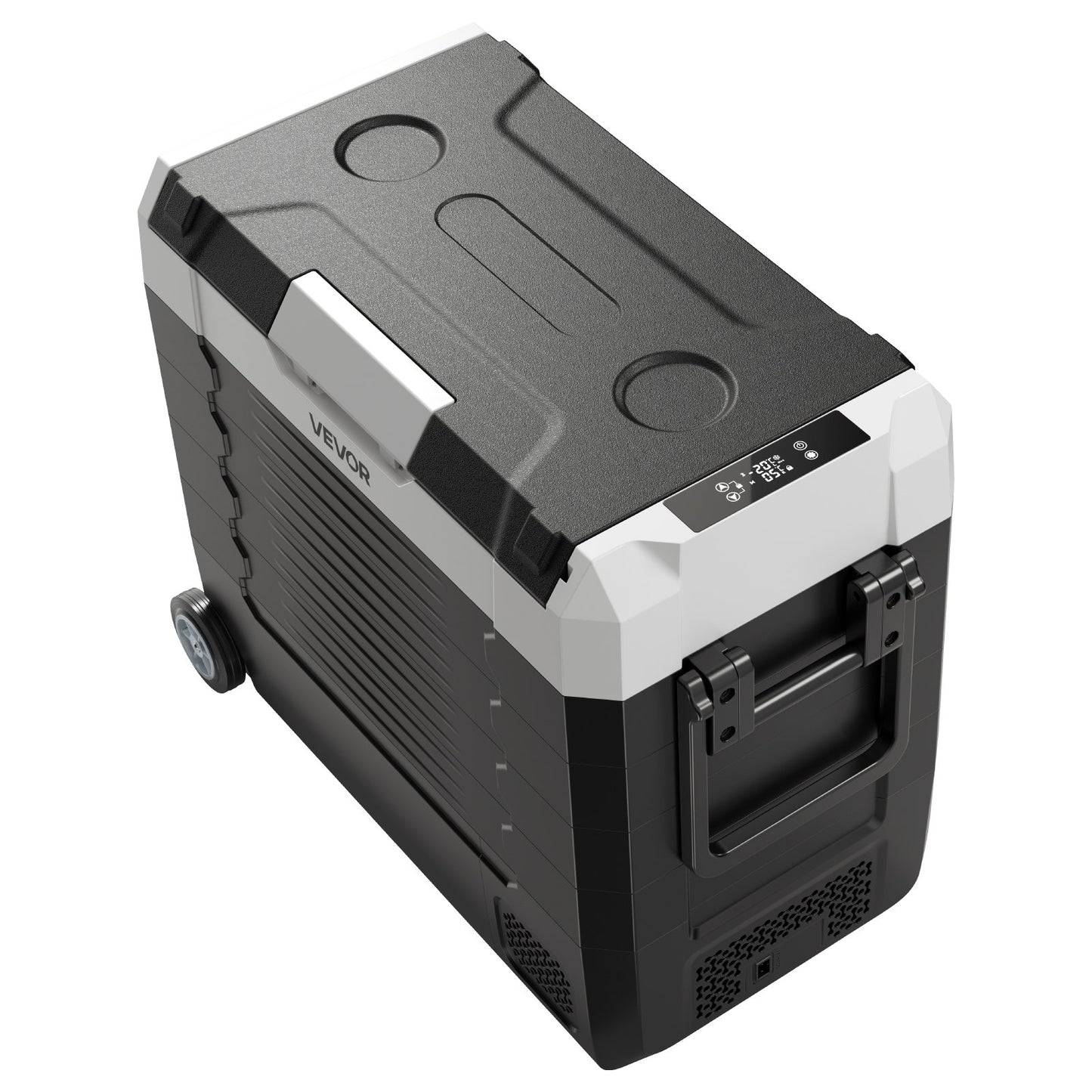 Car Refrigerator, DC 12/24V AC100-240V Compressor Electric Cooler,