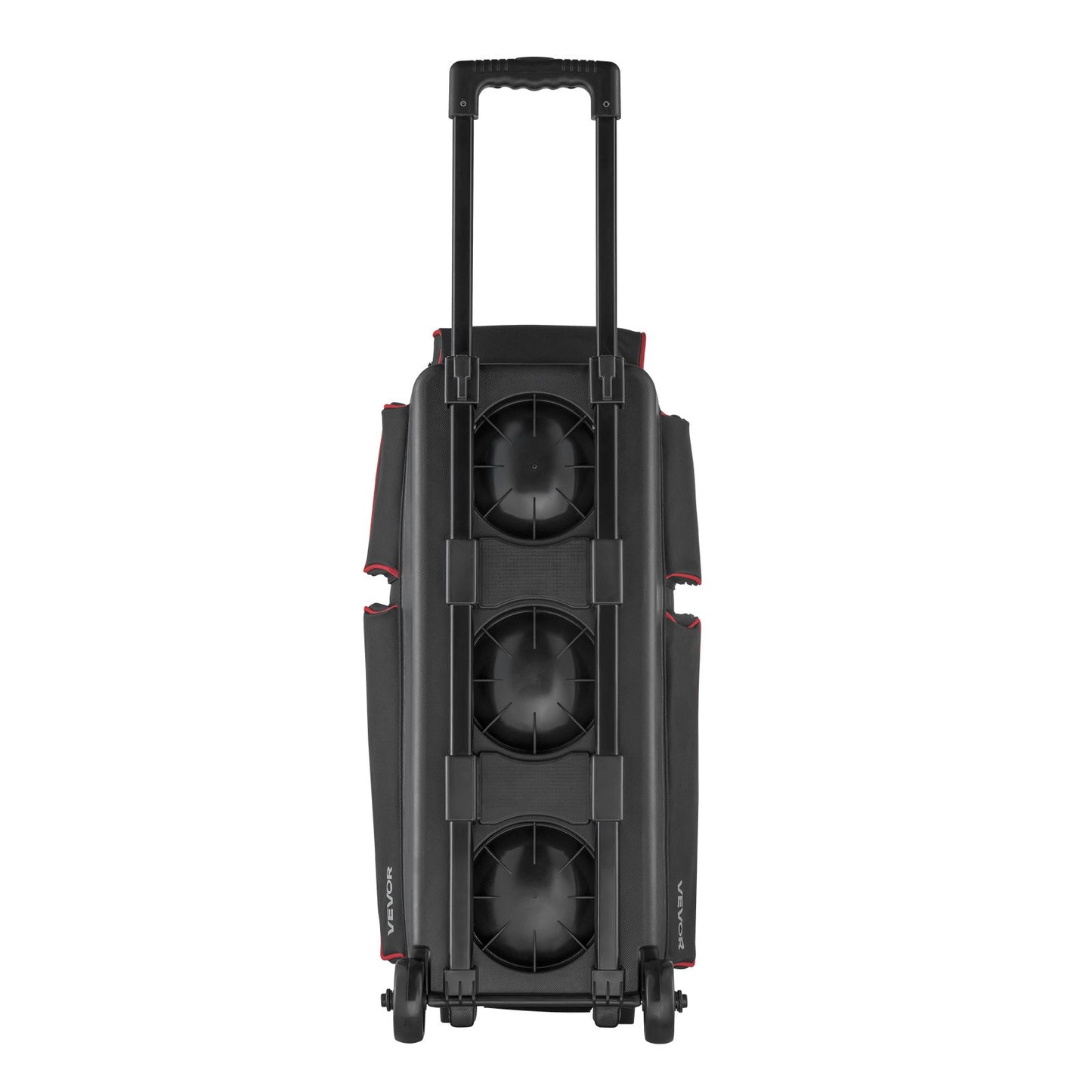 Bowling Ball Bag, 3 Ball Double Roller Bowling Bag with Wheels,