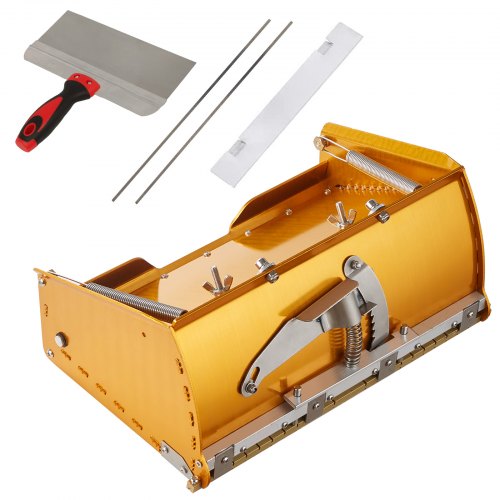VEVOR Drywall Flat Box, 10-Inch Wide Quick Clean, Aluminum Finishing