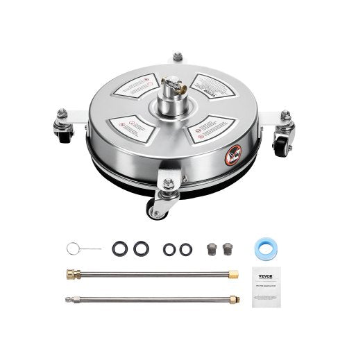VEVOR 14" Pressure Washer Surface Cleaner, Stainless Steel Pressure