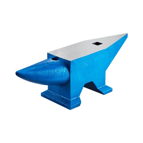 VEVOR Single Horn Anvil 132Lbs Cast Steel Anvil Blacksmith for Sale