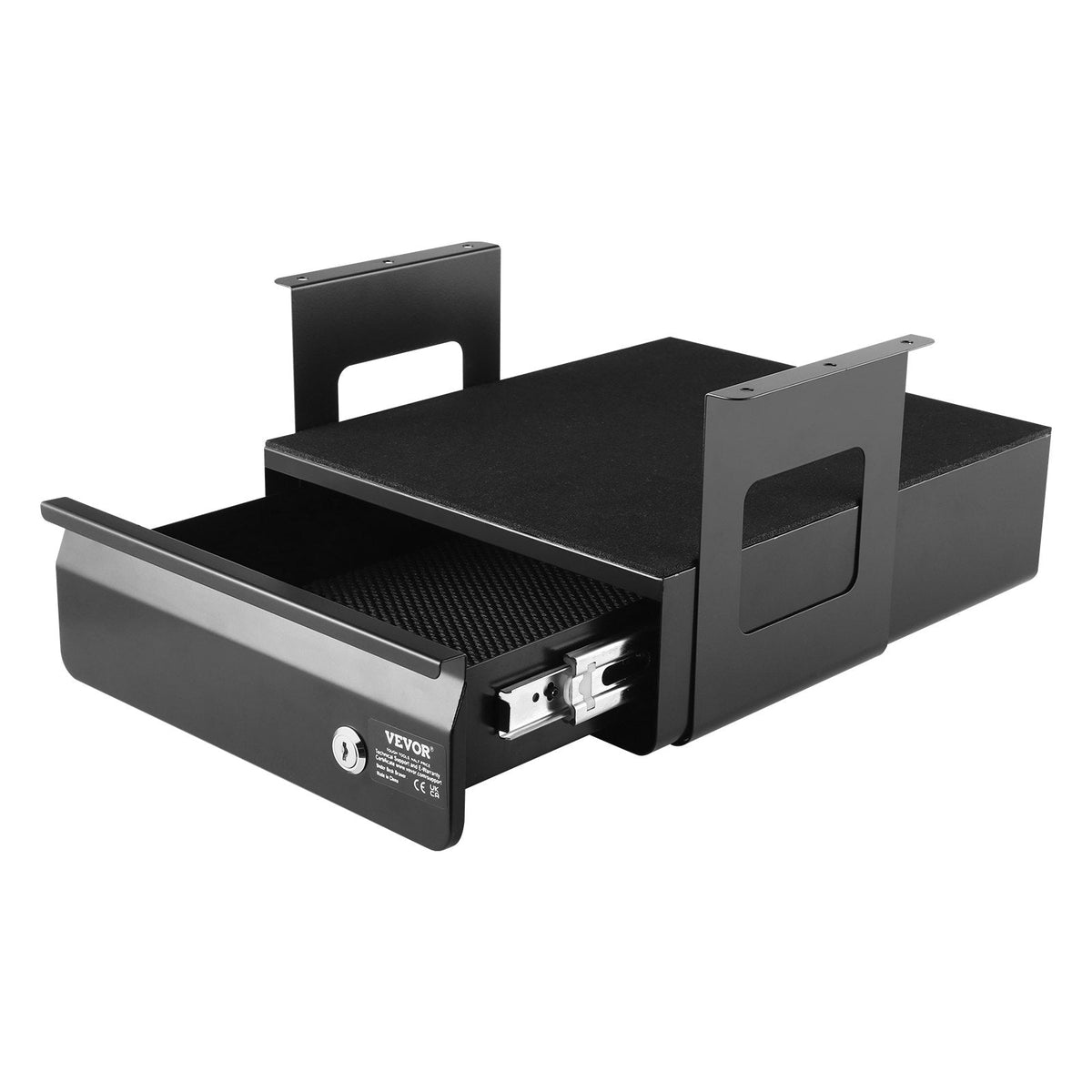 VEVOR 13" Wide Under Desk Drawer Slide Out, Under Desk Mounted Pull-ou