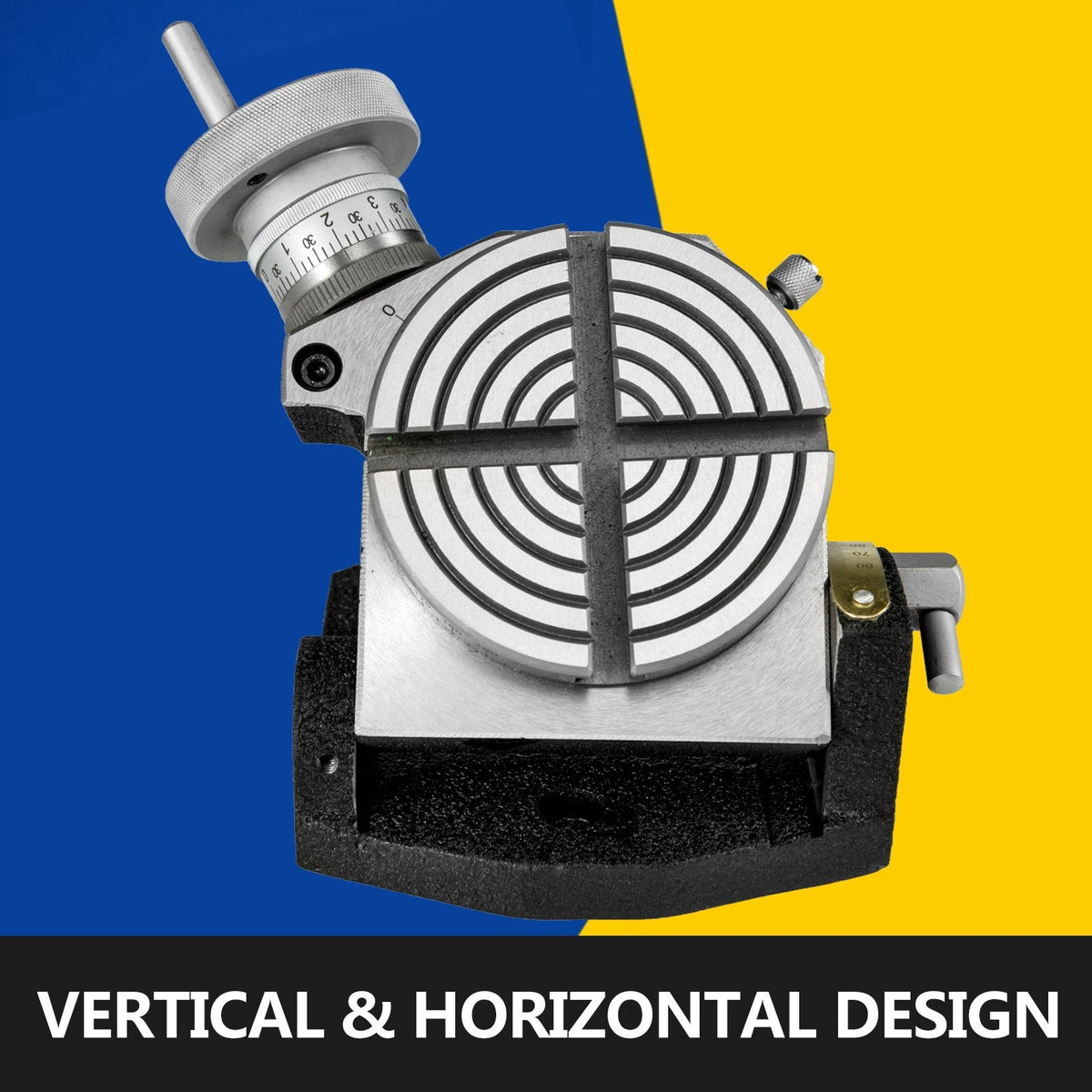 VEVOR Rotary Table 4 INCH/100 MM Horizontal Vertical Rotary Table