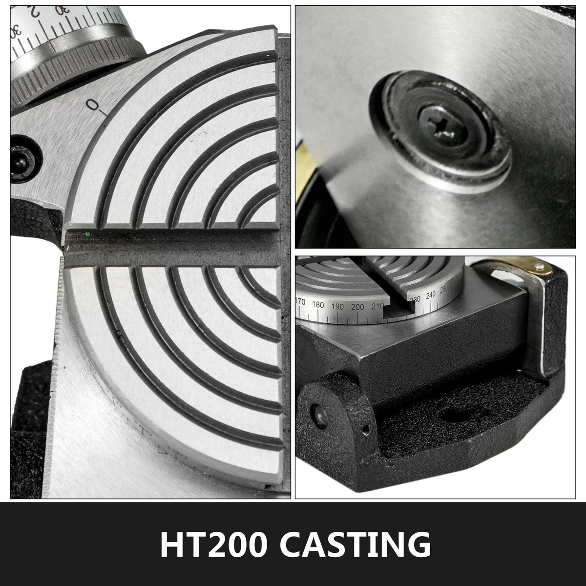 VEVOR Rotary Table 4 INCH/100 MM Horizontal Vertical Rotary Table