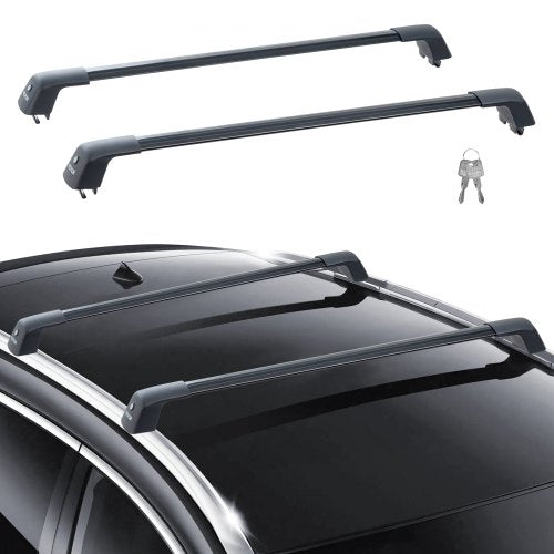 VEVOR Universal Roof Rack Crossbar Max 122.9 cm Fits Grooved Side