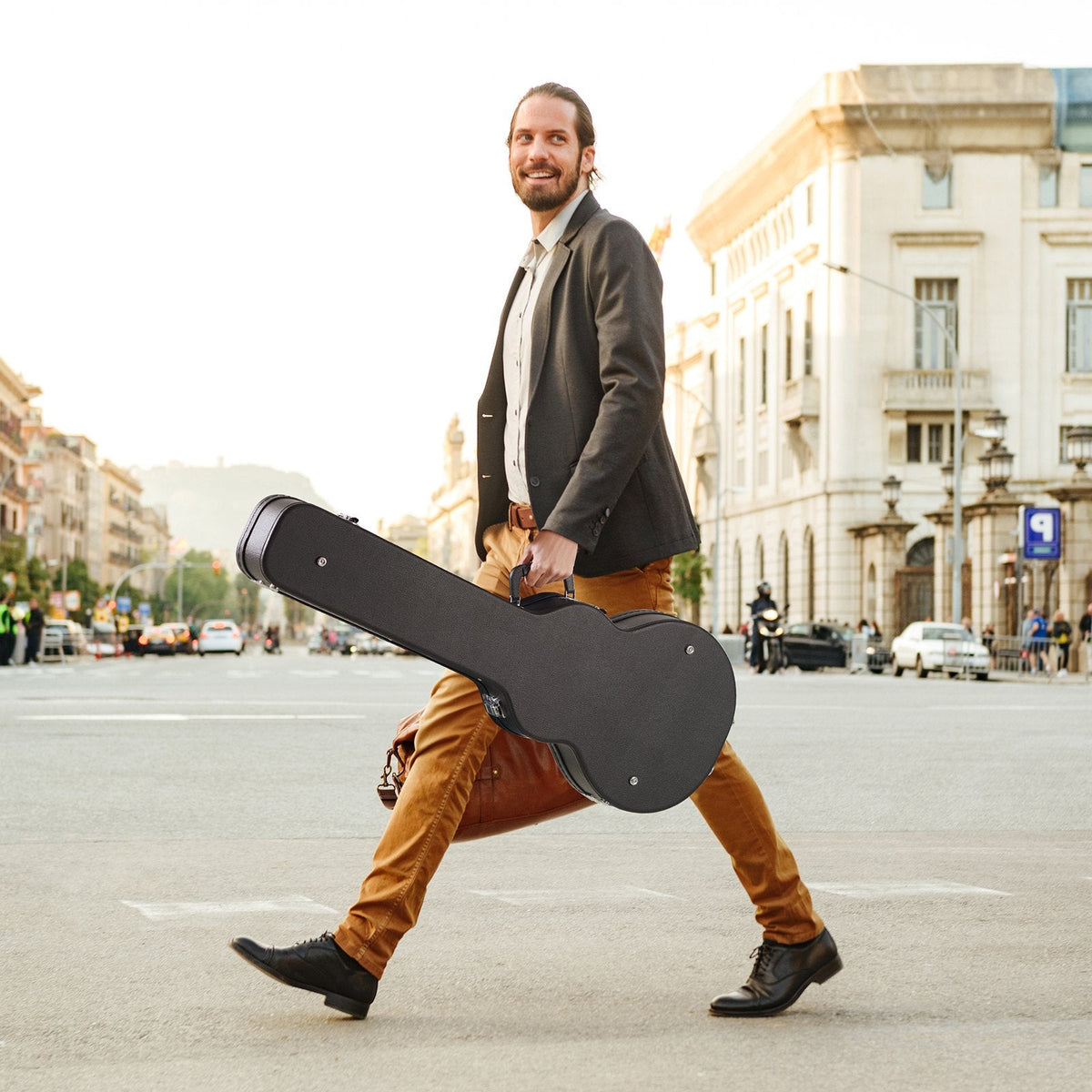 VEVOR Electric Guitar Hard Case 41.34 in/105cm With Lock And Key for