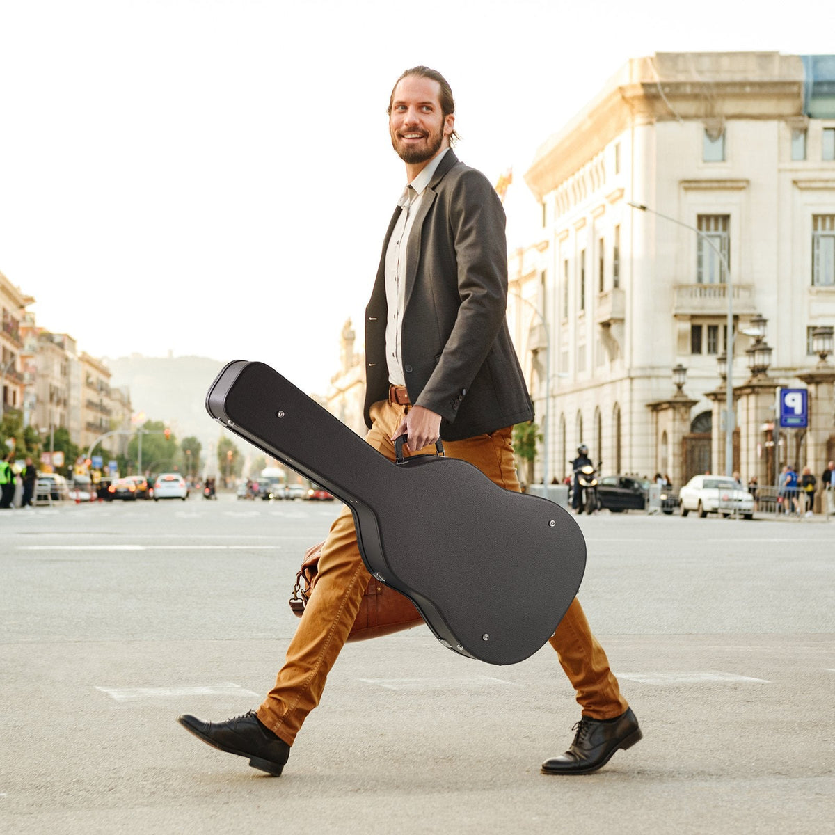 VEVOR Acoustic Guitar Hard Case 43.31 in / 110 cm With Lock And Keys
