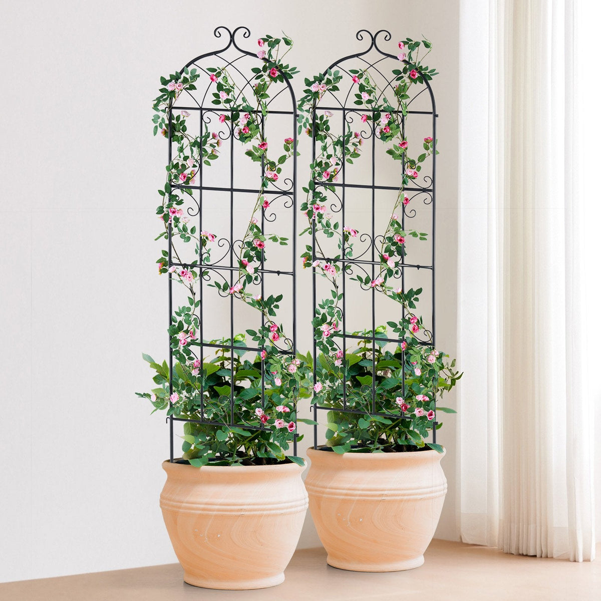 VEVOR Garden Trellis for Climbing Plants, 71 x 20 in, 2 Packs