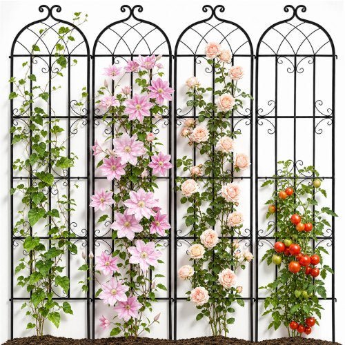 VEVOR Garden Trellis for Climbing Plants, 87 x 20 in, 4 Packs