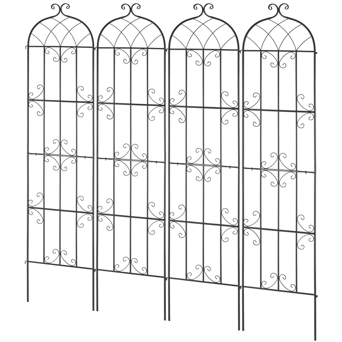 VEVOR Garden Trellis for Climbing Plants, 87 x 20 in, 4 Packs