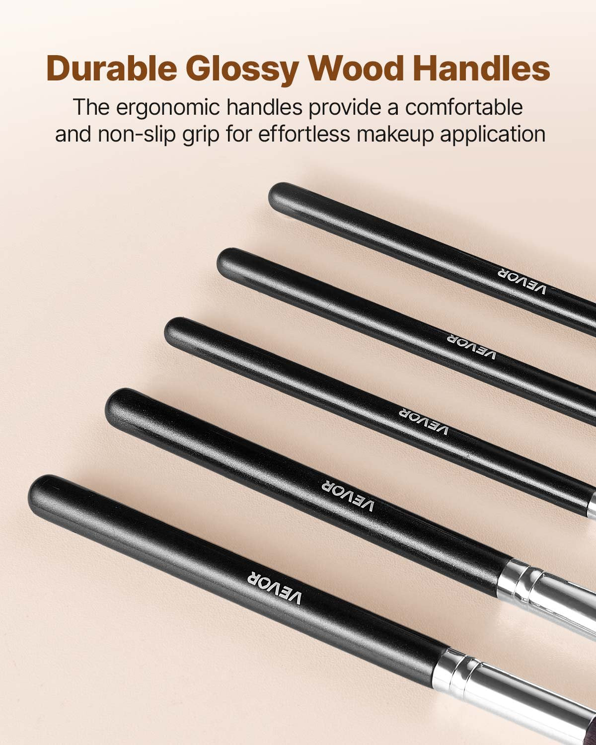34-Piece Makeup Brush Set, Professional Brushes Kit for Foundation