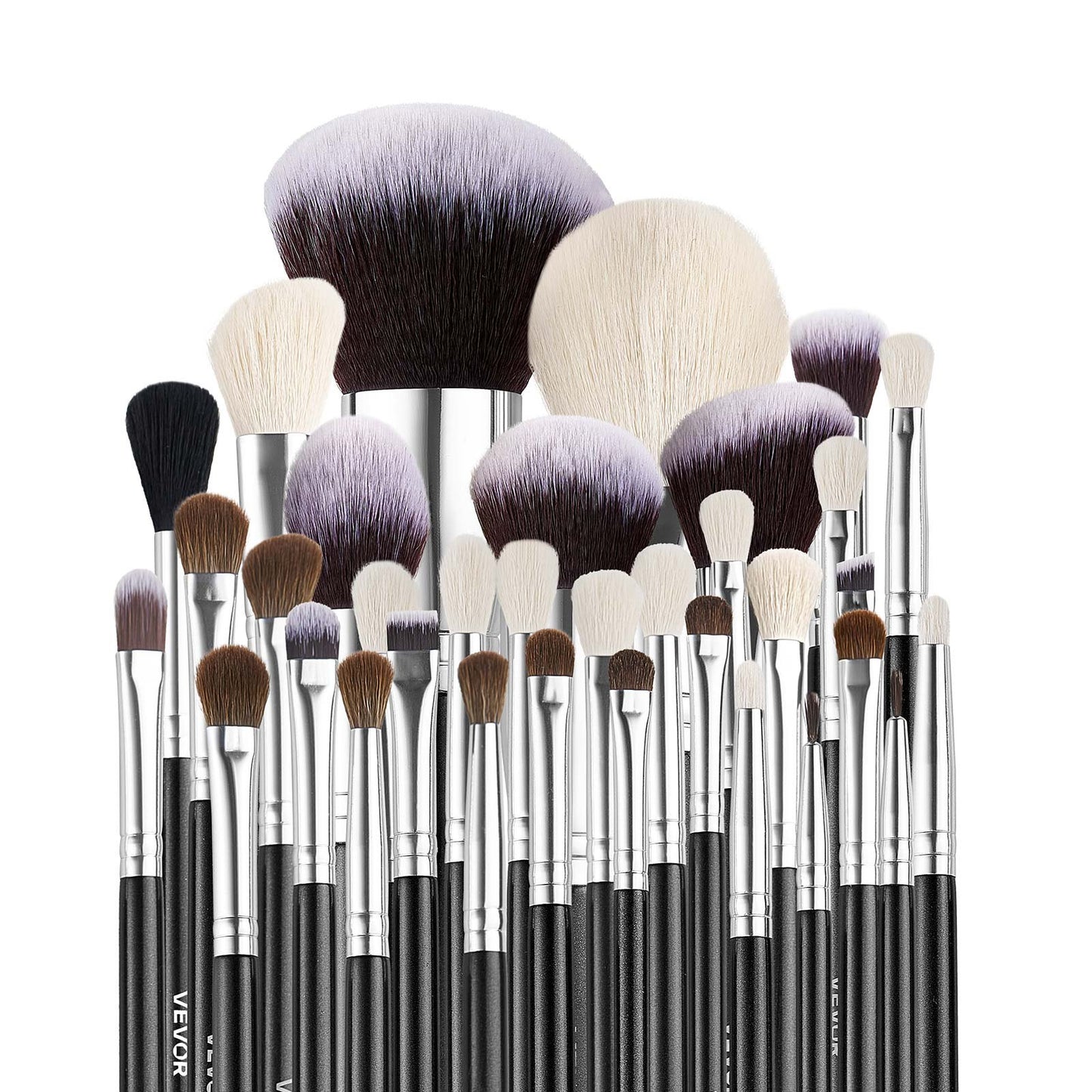 34-Piece Makeup Brush Set, Professional Brushes Kit for Foundation