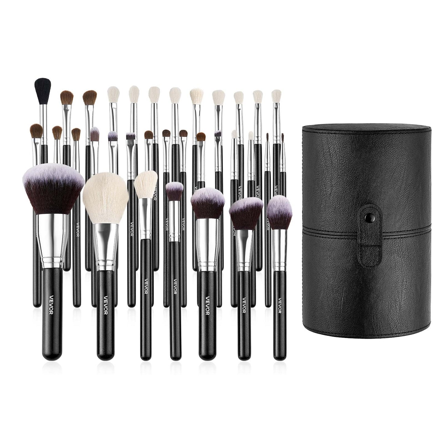 34-Piece Makeup Brush Set, Professional Brushes Kit for Foundation