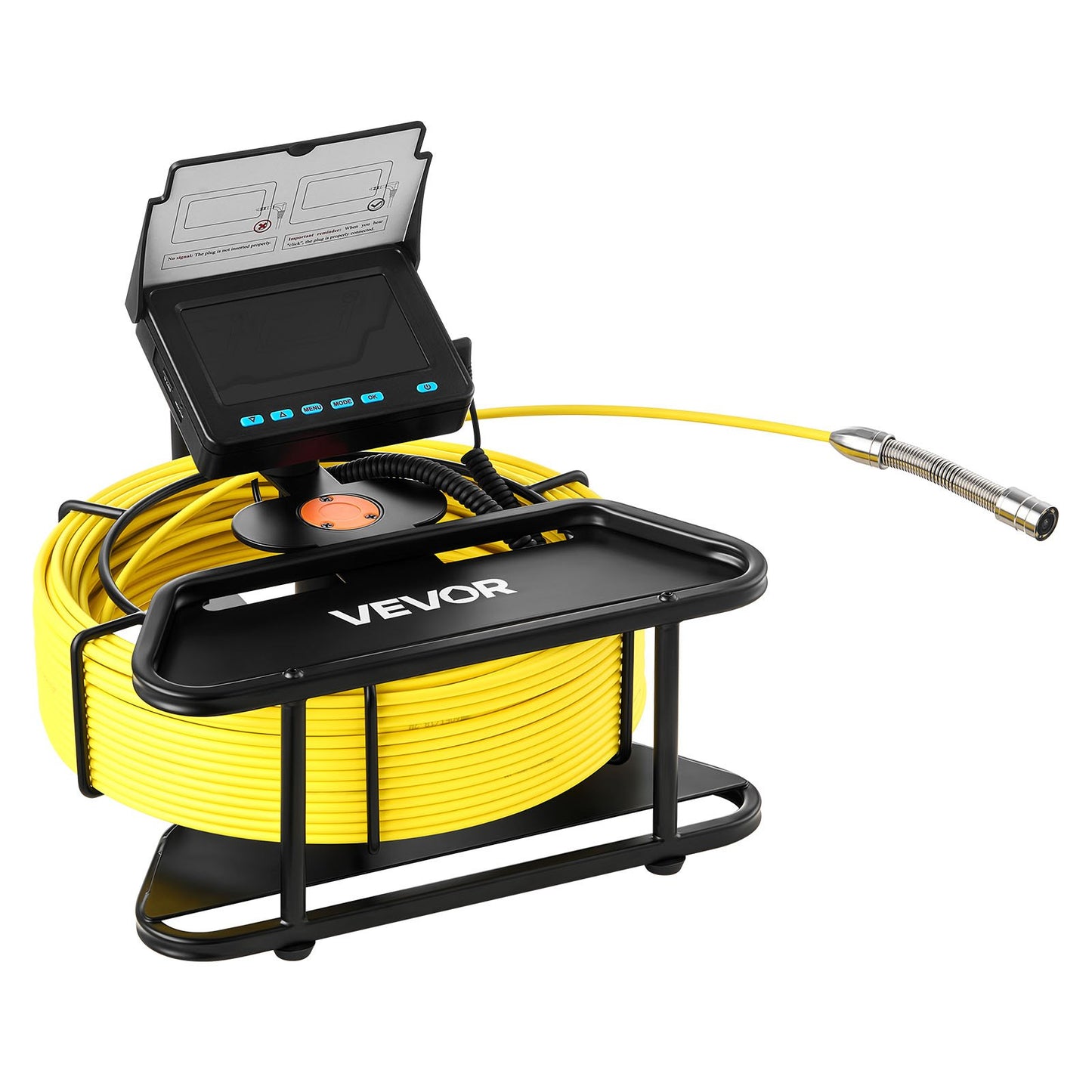 Sewer Camera, 30m Drain Inspection Camera, IP68 Waterproof Snake