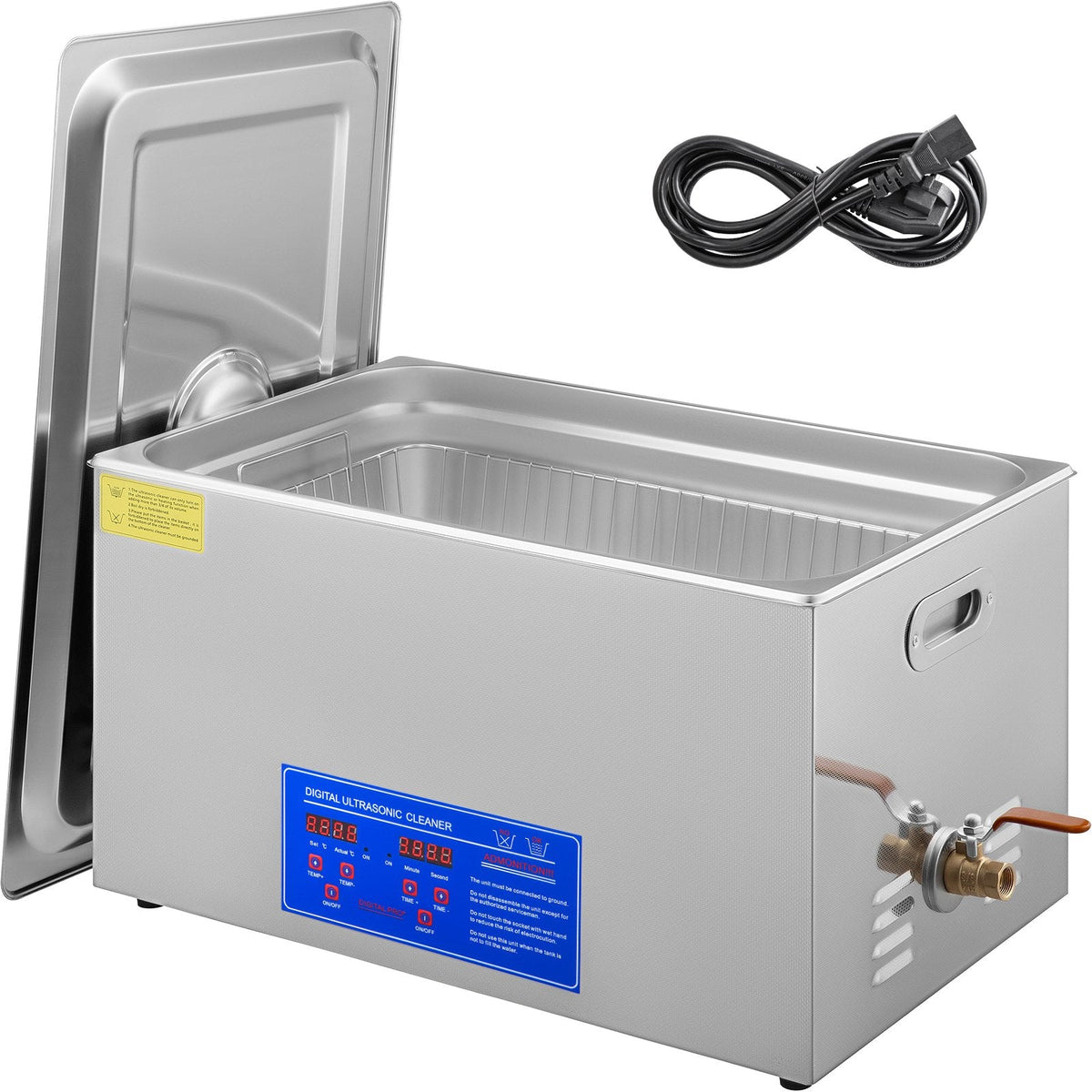 VEVOR 22L Ultrasonic Cleaner Machine Stainless Steel Ultrasonic