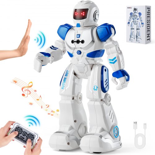 VEVOR RC Robot Toys for Kids, Gesture Sensing Programmable Remote