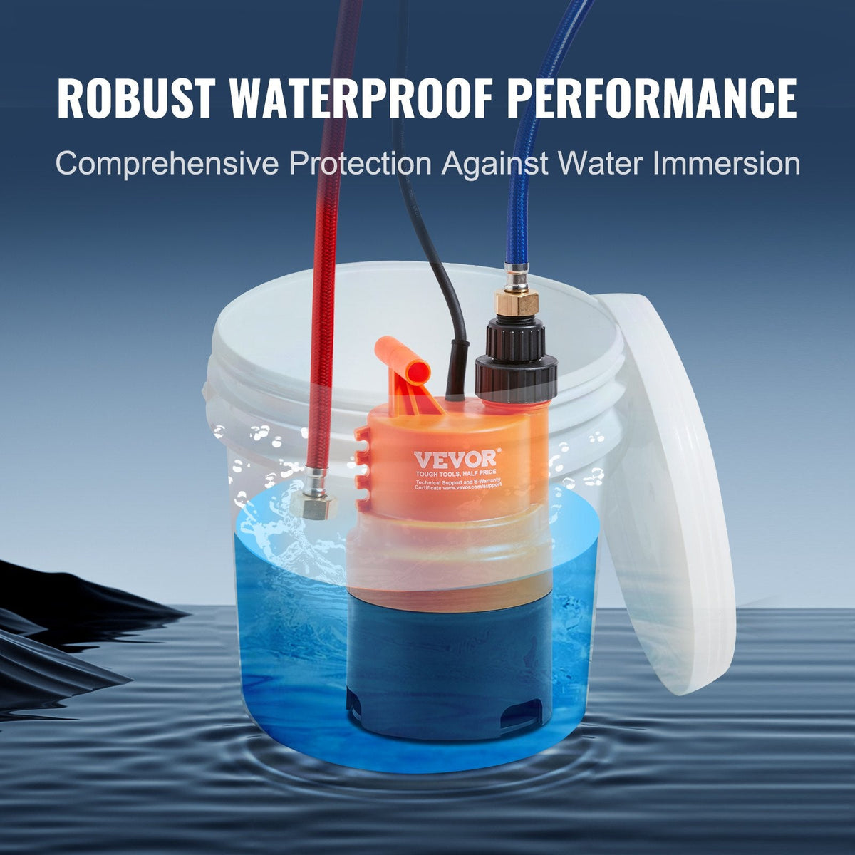 VEVOR Tankless Water Heater Flushing Kit, Includes Efficient Pump &