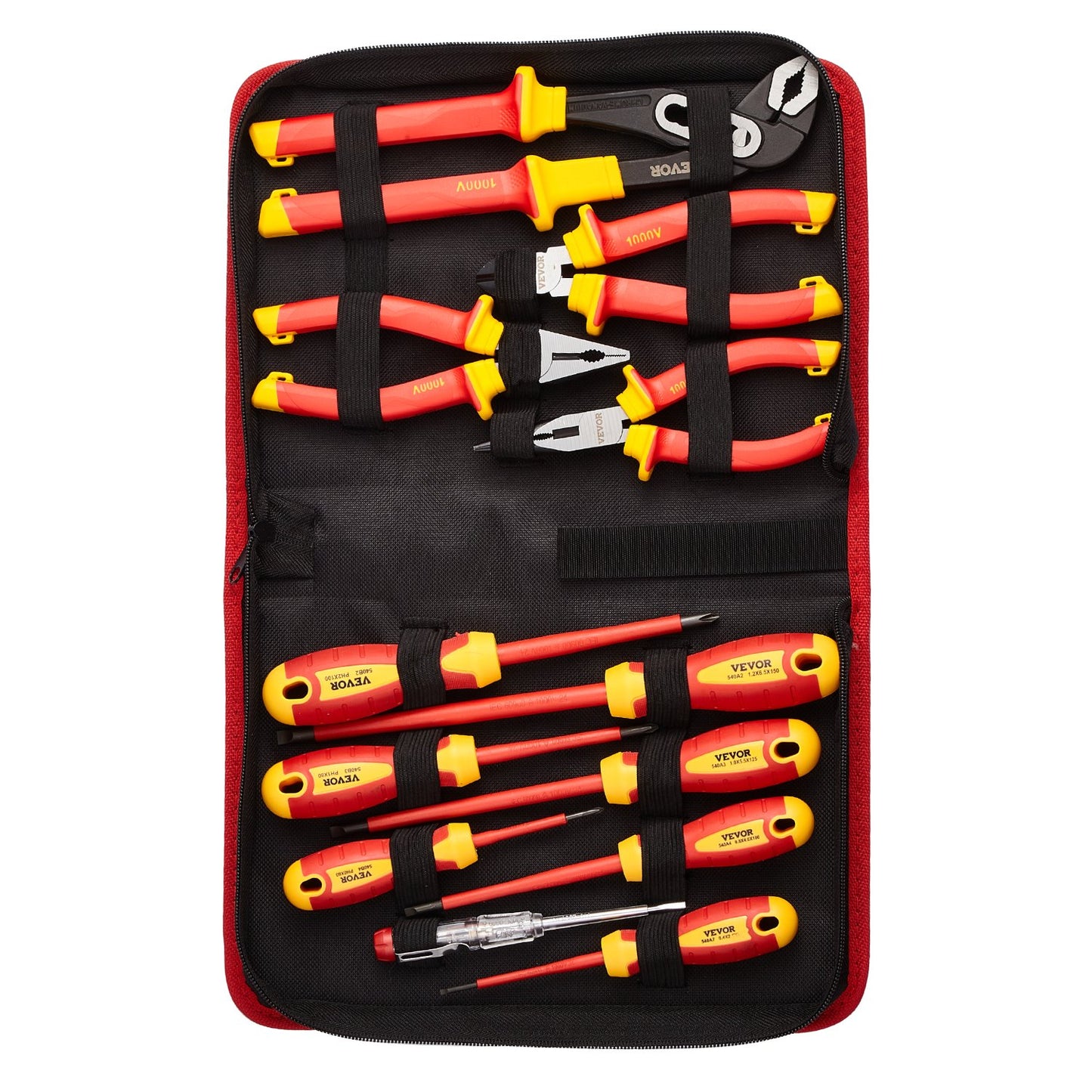 Insulated Screwdriver Set, 12-Piece Professional Electrical