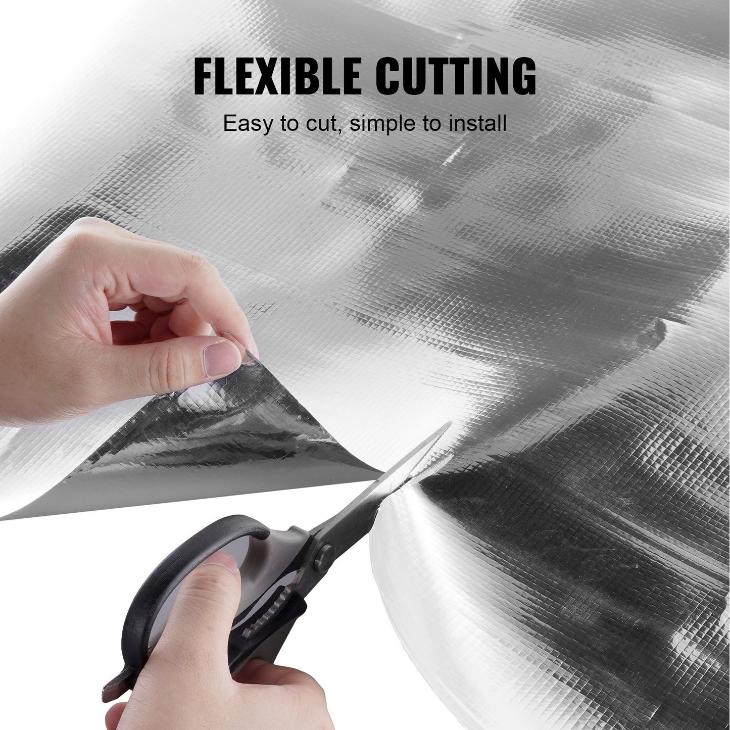 Double Reflective Insulation Roll, Woven Fabric Radiant Barrier, 6.5