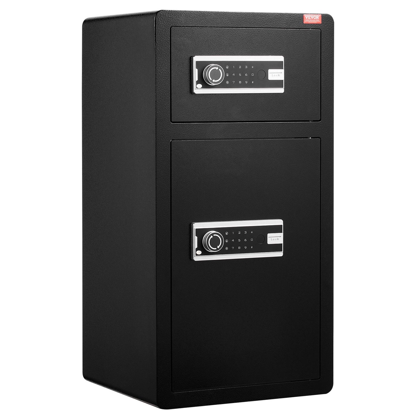 Double Doors 5.5 cu.ft Safe Box with Key Lock & Password, Safe Lock