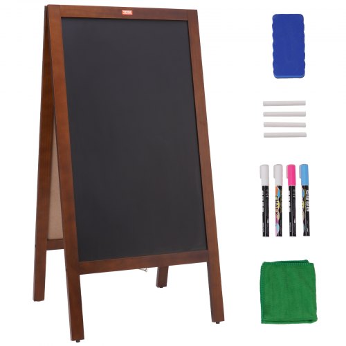 A Frame Chalkboard Sign, Double-Sided Sidewalk Signs, Freestanding