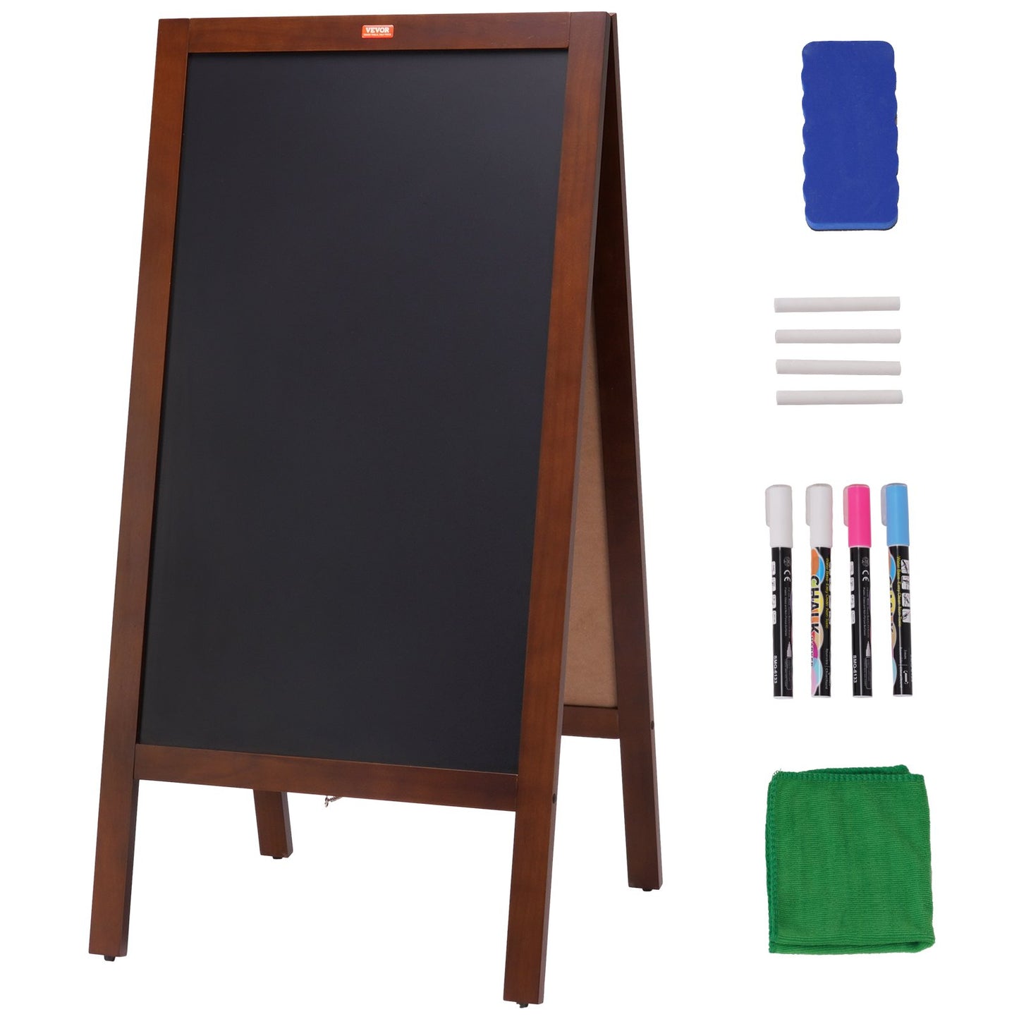 A Frame Chalkboard Sign, Double-Sided Sidewalk Signs, Freestanding