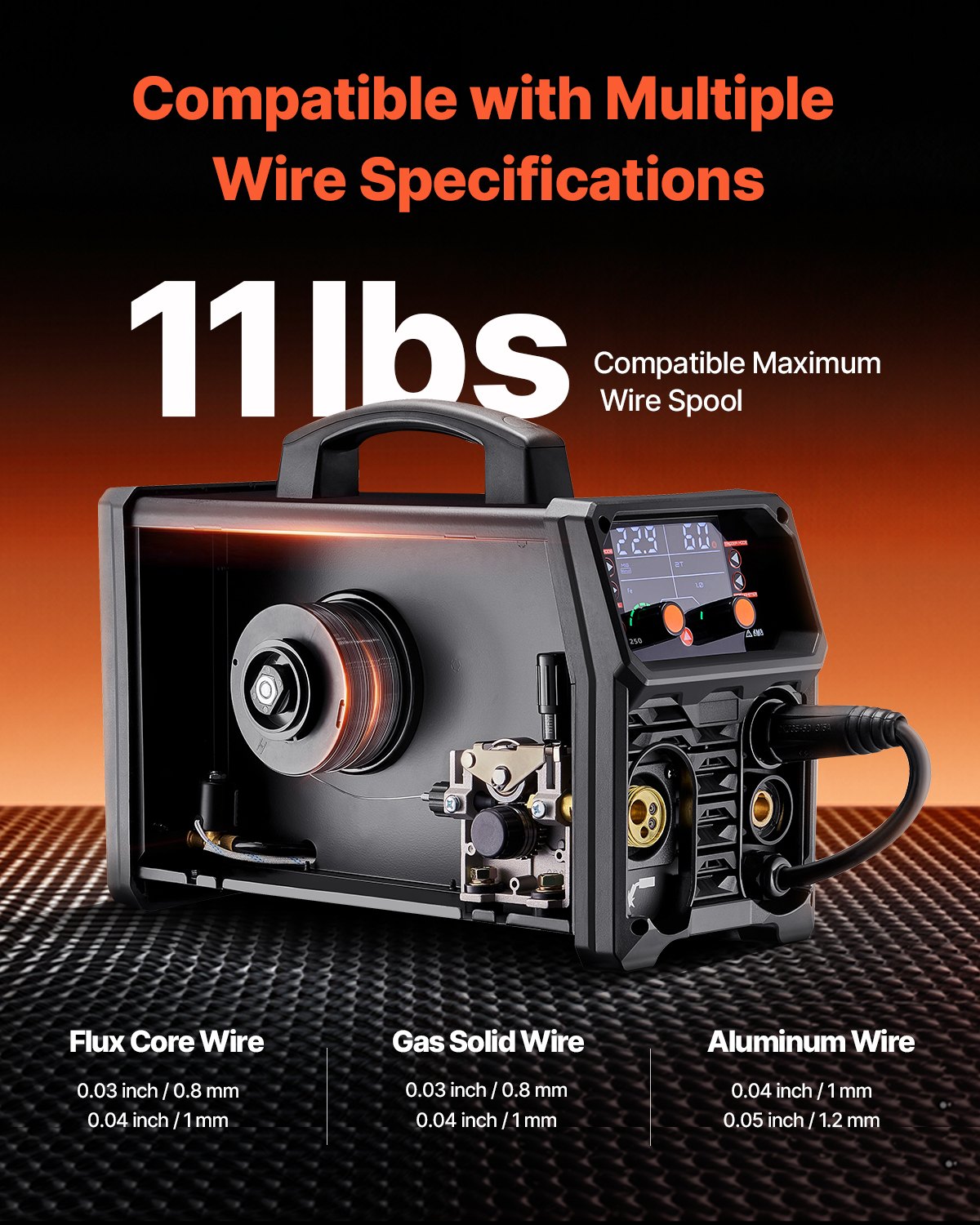 Pro MIG Welder, 250Amp Pluse Mig Welding Machine, 5-in-1 Welder