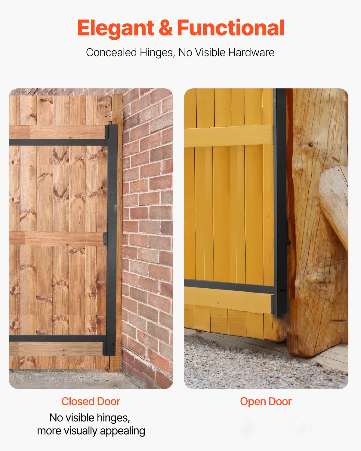 VEVOR Gate Building Kit, Fits 40 to 72 in Wide Openings, Up from 4 to