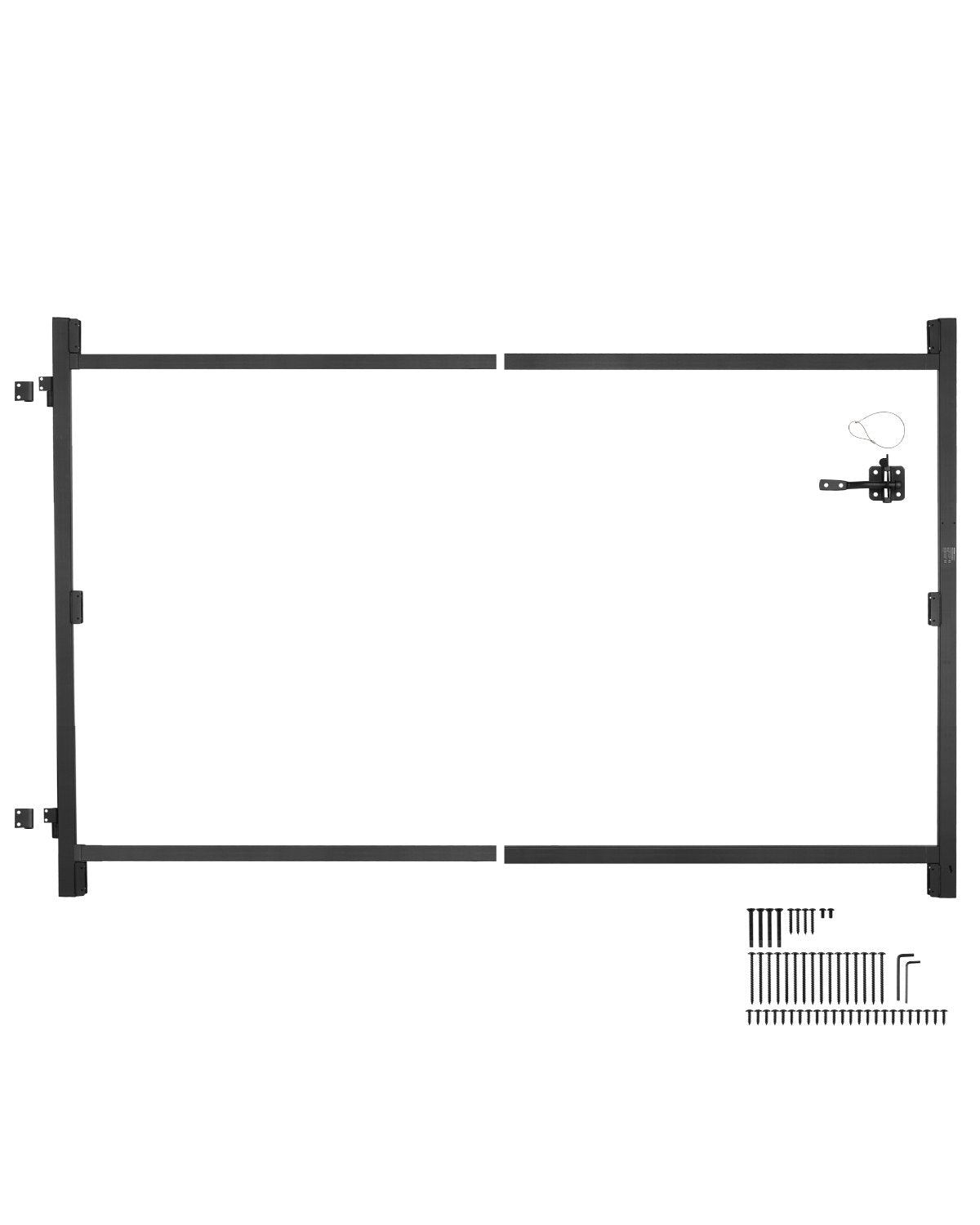 VEVOR Gate Building Kit, Fits 40 to 72 in Wide Openings, Up from 4 to