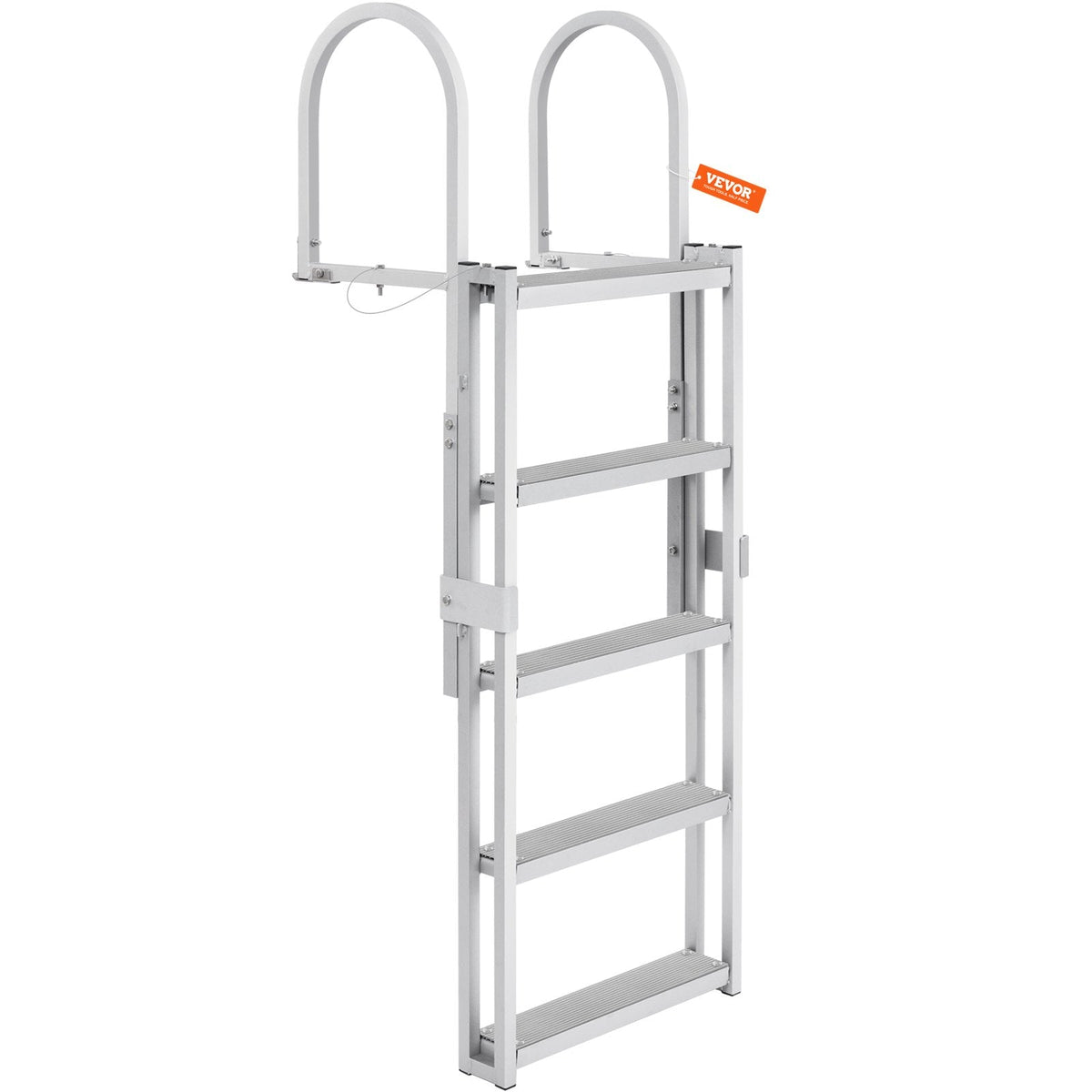 VEVOR Dock Ladder, Retractable 5 Steps, 350 lbs Load Capacity,