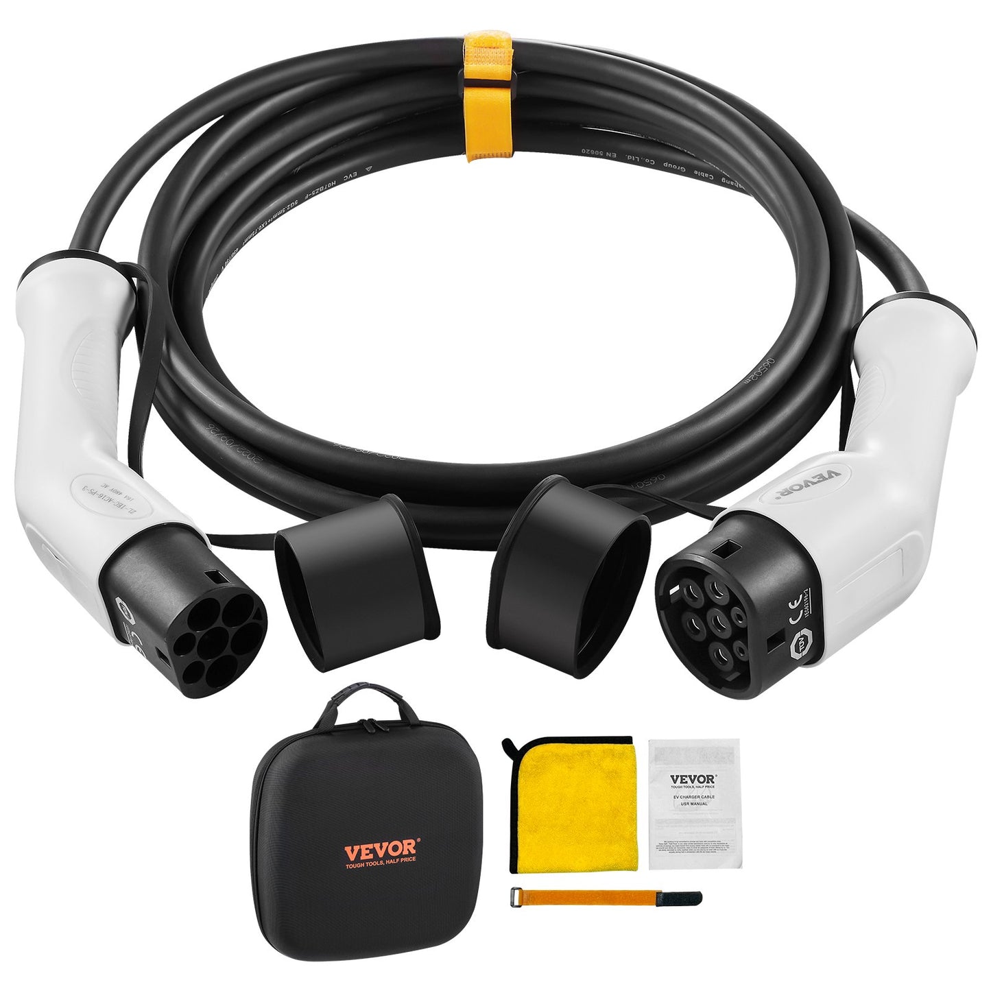 Type 2 to Type 2 EV Charging Cable, 16Amp, 11kW 5 Meters Three Phase
