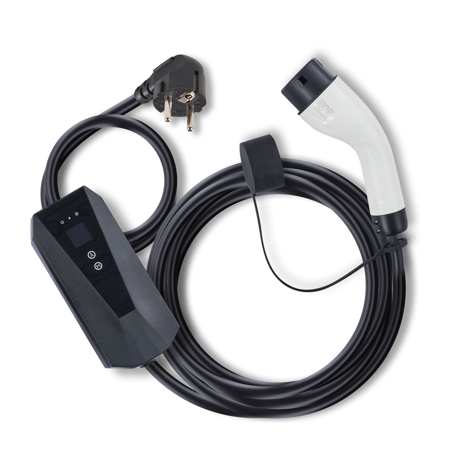 Portable EV Charger Type 2, 16A 3.7 kW, Electric Vehicle Car Charger