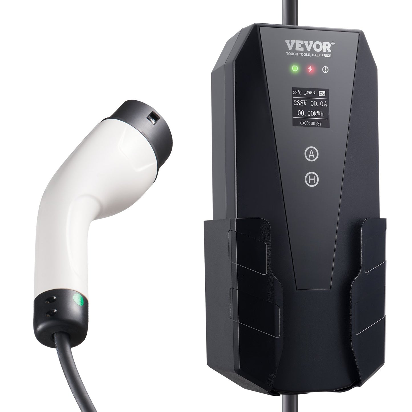 Portable EV Charger Type 2, 16A 3.7 kW, Electric Vehicle Car Charger
