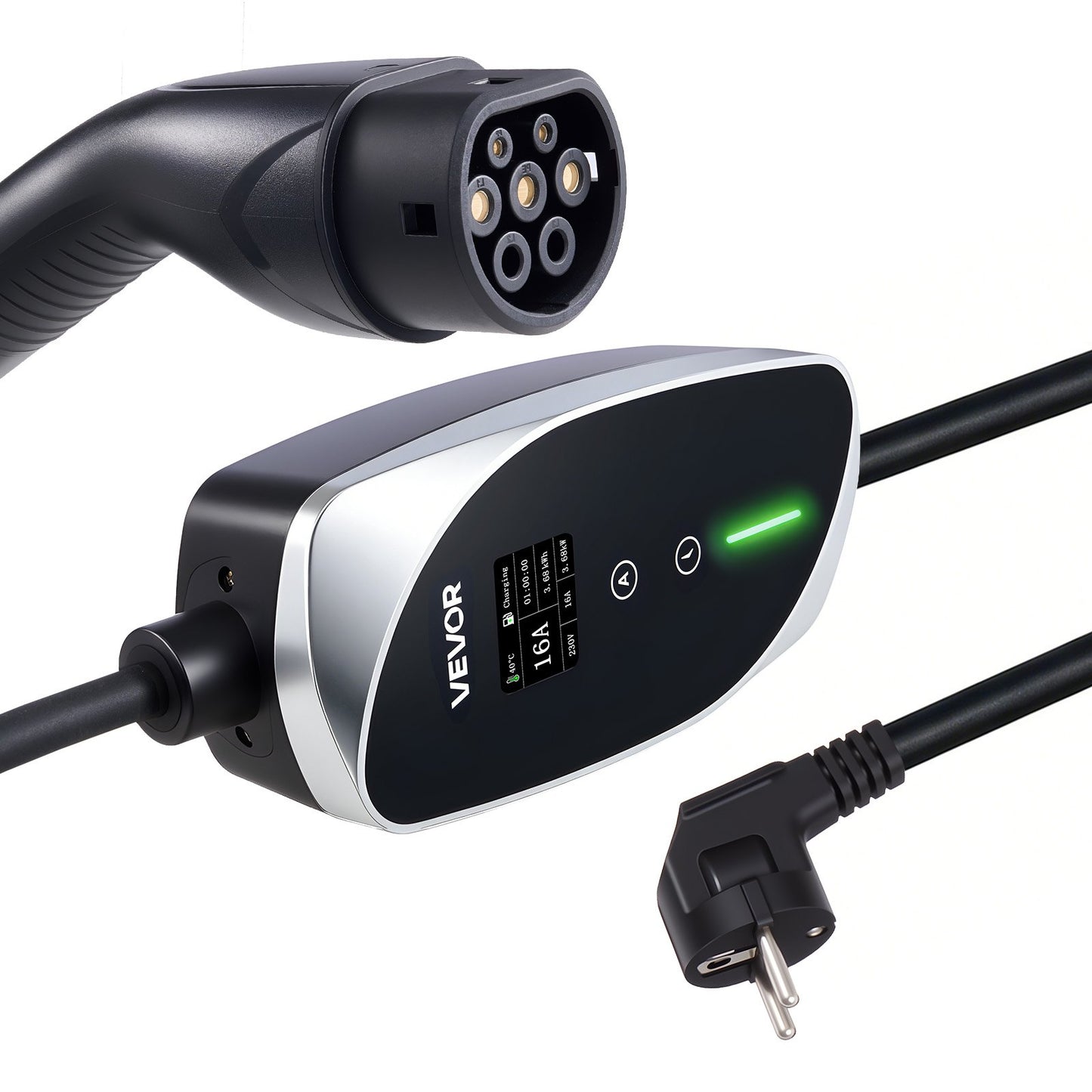 Mobile Wallbox, 3.6 kW 16A, Type 2 Portable EV Charger, Single Phase
