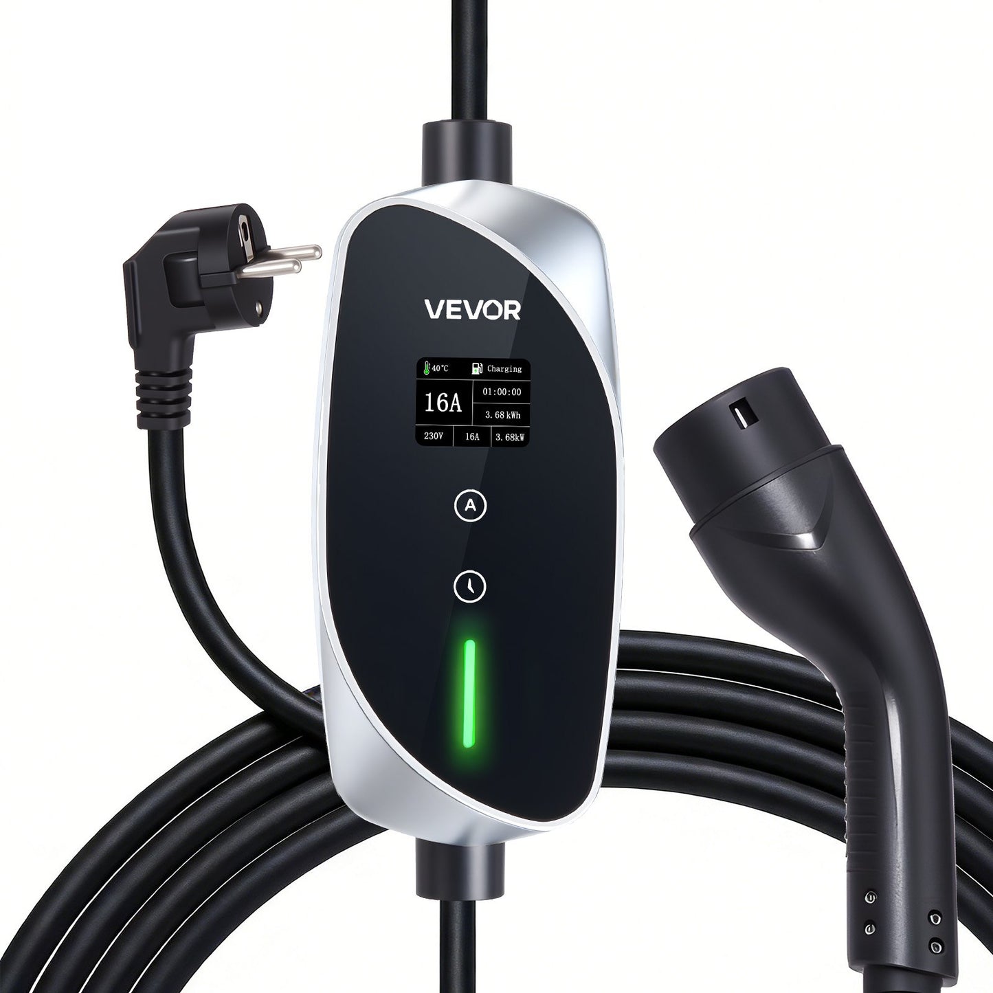 Mobile Wallbox, 3.6 kW 16A, Type 2 Portable EV Charger, Single Phase