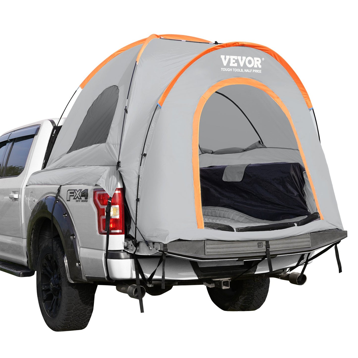 Truck Bed Tent, 5.5'-6' Pickup Truck Tent with Rain Layer and Carry