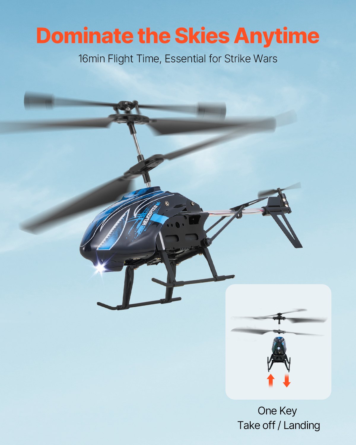 RC Helicopter, 2.4GHz Flying Remote Control Helicopter, 3.5 Channel RC
