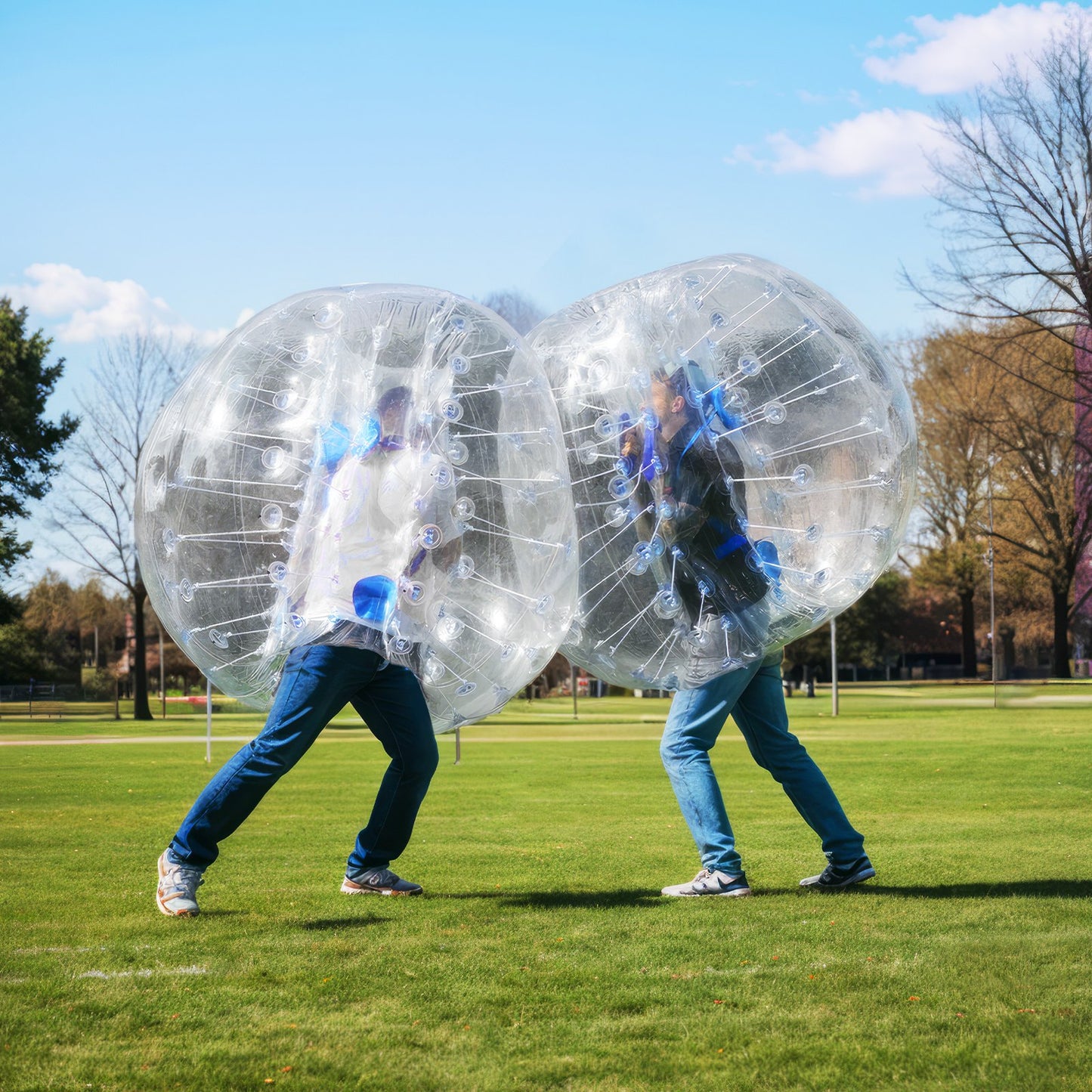 Inflatable Bumper Ball 1-Pack, 4FT/1.2M Body Sumo Zorb Balls for Teen