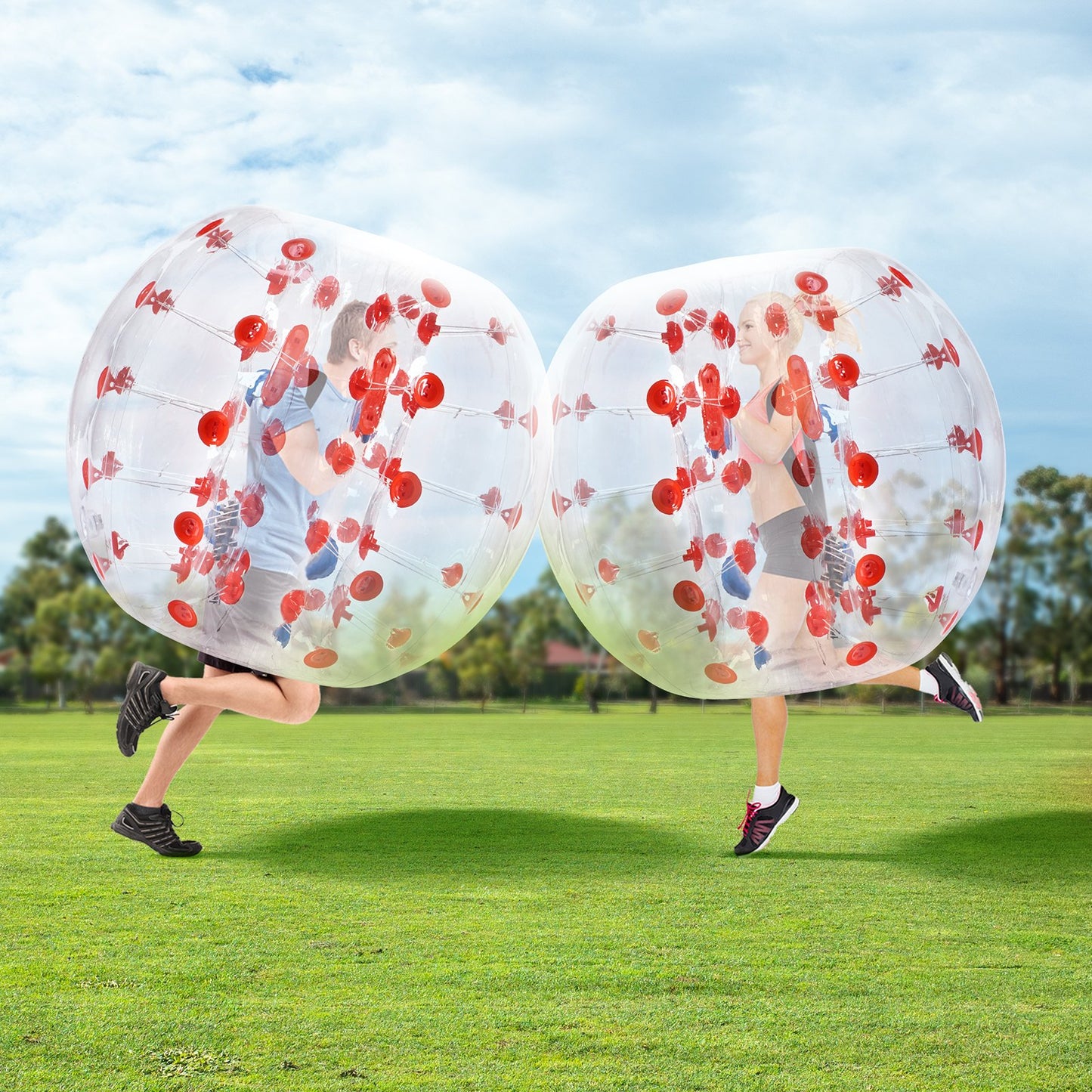 Inflatable Bumper Ball 1-Pack, 4FT/1.2M Body Sumo Zorb Balls for Teen