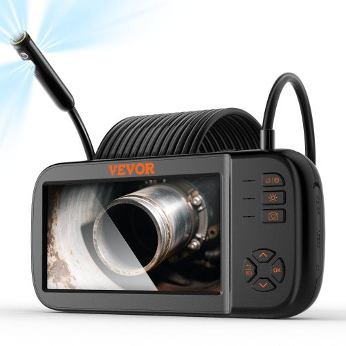 Triple Lens Endoscope Camera, 11.4 cm IPS Screen Borescope Inspection