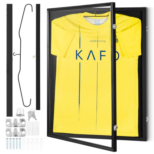 VEVOR Jersey Display Frame Case, 24 x 32 x 1.5 in/61 x 81.3 x 3.8 cm,