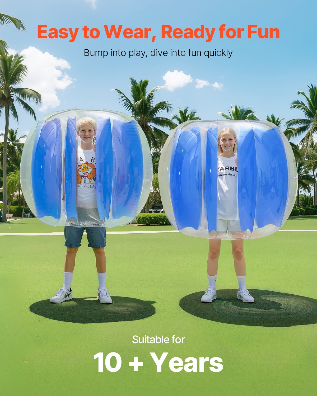 Inflatable Bumper Balls 1-Pack, 4FT/1.2M Body Sumo Zorb Ball, Durable