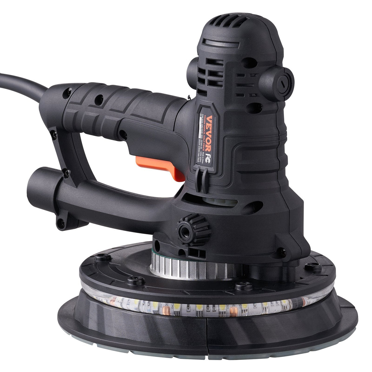 VEVOR Drywall Sander 800W Brush Motor 1200-2300RPM Variable Speed &